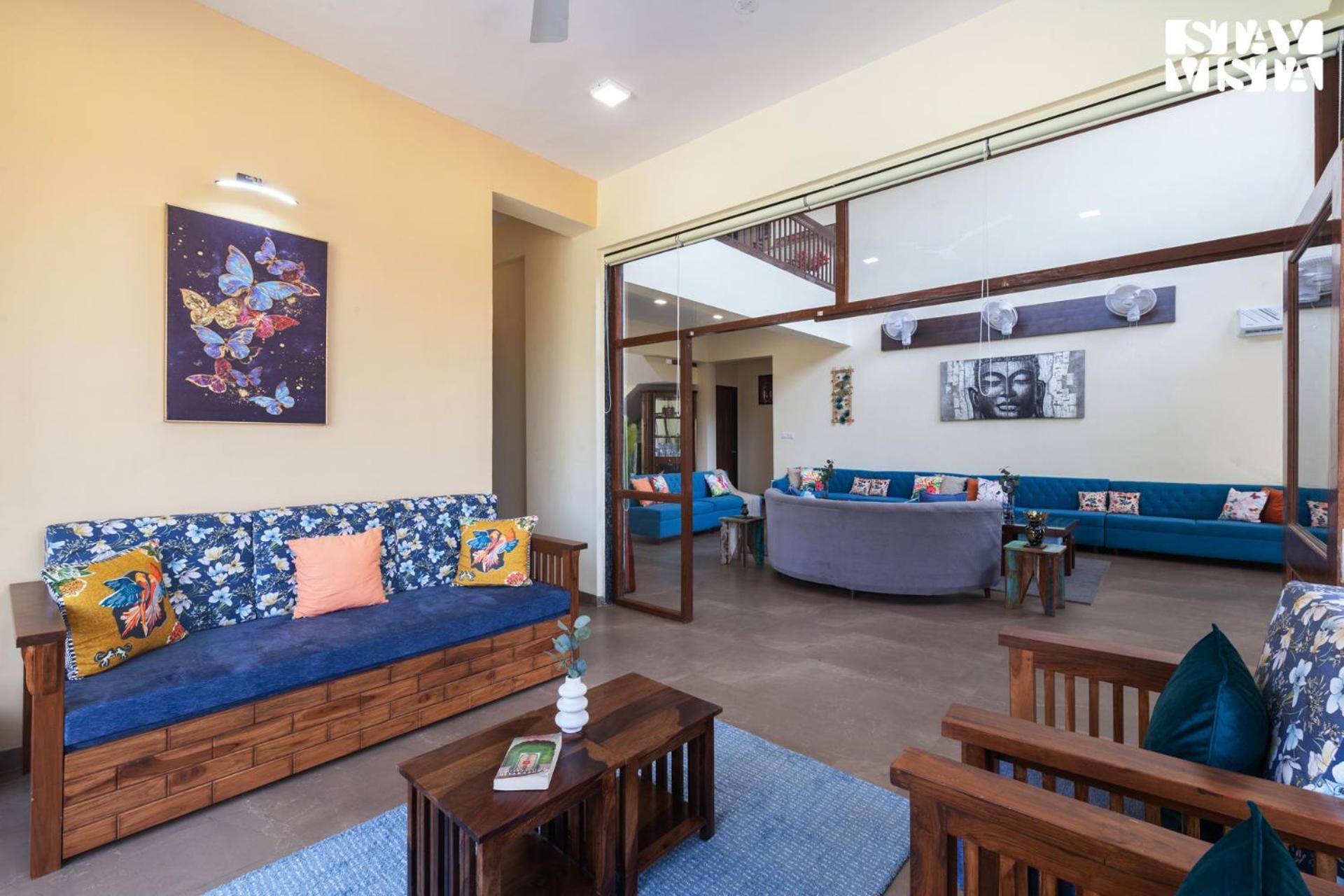 Stayvista'S Hillside Meadows - Mountainside Retreat With Farm View, Pool & Deck, Lawn & Gazebo Chinchavli Ngoại thất bức ảnh
